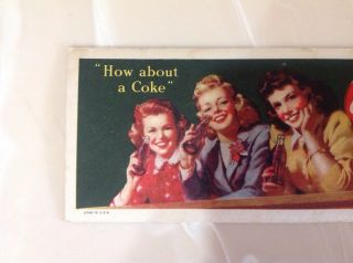 1944 Coca Cola Ink Blotter 