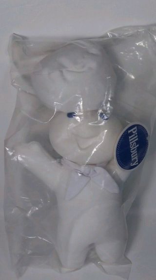 Vintage 1996 Advertising Pillsbury Doughboy 10 " Soft Plush Dolltoy