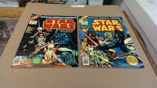 Marvel Special Treasury Edition Star Wars 1 & 2 1977 George Lucas Movie