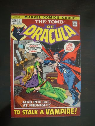 Tomb Of Dracula 3 Vg/f To Stalk A Vampire