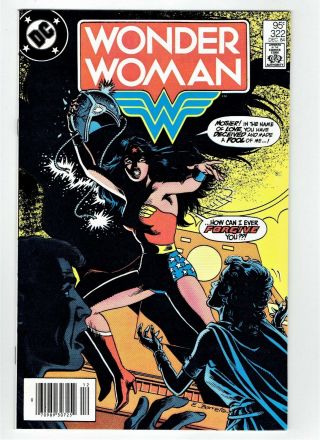 Wonder Woman 322 Canadian Newsstand Price Variant Rare 1984