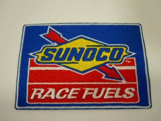 Sunoco Race Fuels Embroidered Iron On Uniform - Jacket Patch 3.  5 