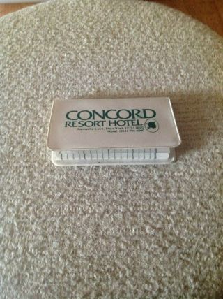 Concord Hotel Kiamesha Lake Ny Address Book Catskills Mtns.