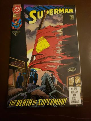 Superman 75 Nm 1st Print Death Of Superman (1992) Classic
