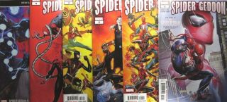 Spider - Geddon 0 1 2 3 4 5 1st Prints Marvel Comics Complete Run 2018