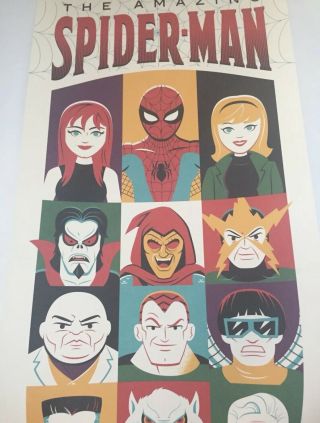 Marvel The Spiderman Poster W/ Dave Perillo Geek Fuel