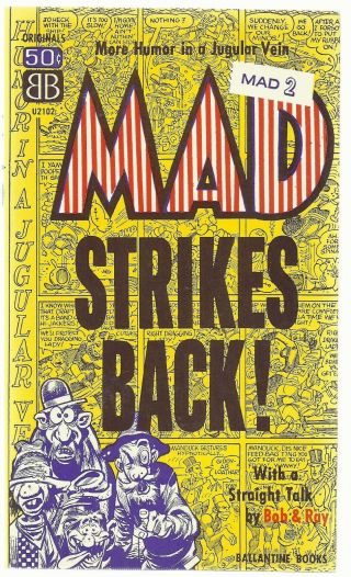 THE MAD READER,  MAD STRIKES BACK,  BESIDE MAD,  and SON OF MAD (Vintage P - backs) 3