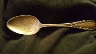 Vintage Lexington Missouri Mo - Sterling Silver Spoon - Antique - 18.  8 G - Rare
