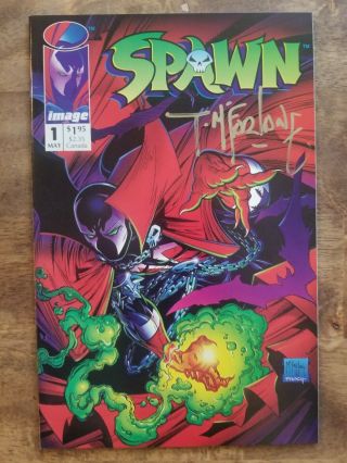 Spawn 1 - Signed By Todd Mcfarlane - First Print - Near - Image Comics