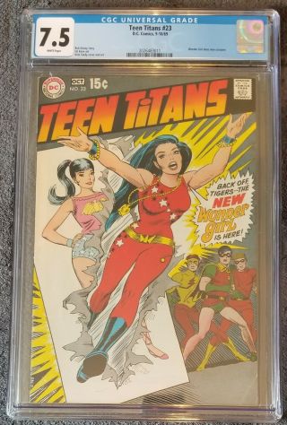 Teen Titans 23 Cgc 7.  5 Wonder Girl 