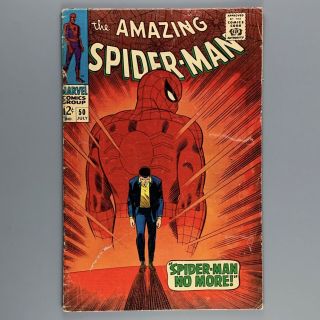 Spider - Man 50 (1963) First Appearance Kingpin Wilson Fisk Vg