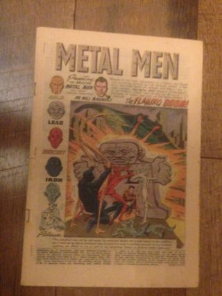 Showcase Presents 37 Coverless (front And Back) First Appearance Metal Men