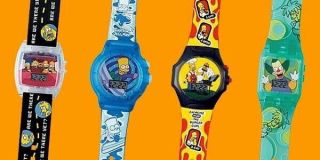 Rare Simpsons Collectable Talking Watches (set Of 4) Burger King 2002 - Nib