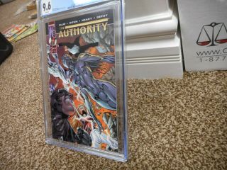 Authority 1 cgc 9.  6 DC Wildstorm 1999 NM WHITE pgs 1st series TV movie HOT 2