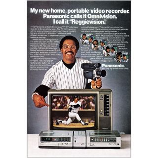 1981 Panasonic: Reggievision,  Omnivision Vintage Print Ad