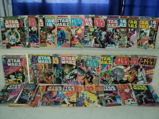 Star Wars 1 - 102 (miss.  11bks),  Annual 1 - 3 Set 1977 - 1985 Low - Grade Comics (10982)