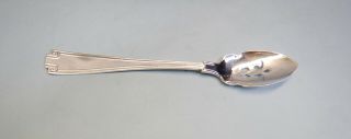 Sterling Silver Etruscan Pierced Relish Serve Spoon - Classic 1913 Gorham Fine
