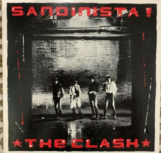 The Clash - Sandinista - Triple Lp With Poster Epic (vg,  /ex)
