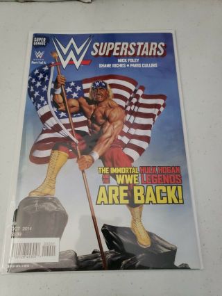 Wwe Superstars 9 Nm/mint 1st Print Hulk Hogan Cover By Joe Jusko Piper Photo