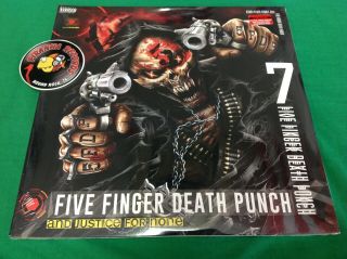 Five Finger Death Punch And Justice For None Rock Lp 2018 Piranha Records