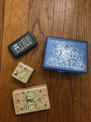 Vintage Sanrio Rubber Stamps From 