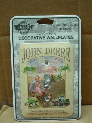 Metal Light Plate Switch Cover 3rd Century John Deere Farm Tractors & Implements
