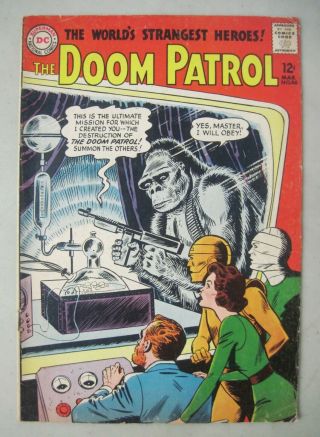 The Doom Patrol 86 Dc 1964 1st App.  In Their Own Title 1st Brotherhood Of Evil
