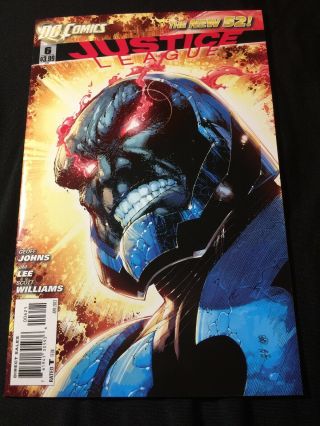Dc 52 Justice League 6 Jim Lee Darkseid Variant 1:25 1st Print