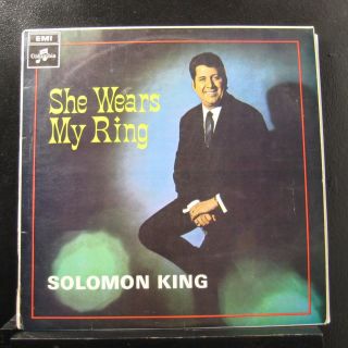 Solomon King - She Wears My Ring Lp Vg Scxm.  6250 Zealand Vinyl Record