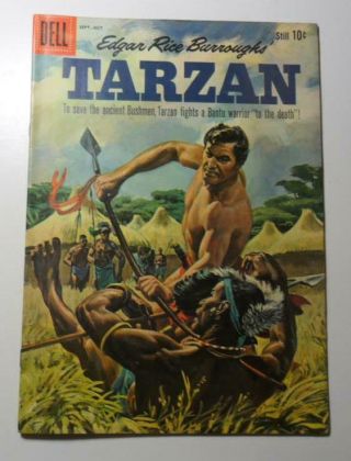 Tarzan Comics 120 Sept 1960 Dell Jesse Marsh Art F/vf 7.  0
