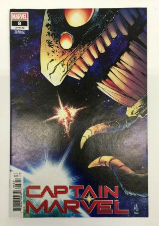 Captain Marvel 8 (2019) 1:25 Sean Izaakse Variant Cover Fn,  /vf -