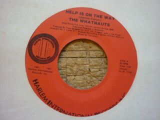 Northern Soul Whatnauts Help Is On The Way Harlem Int 45 Usa Orig