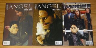 Angel: Smile Time 1 - 3 Vf/nm Complete Series All B " Photo " Variants Buffy Set
