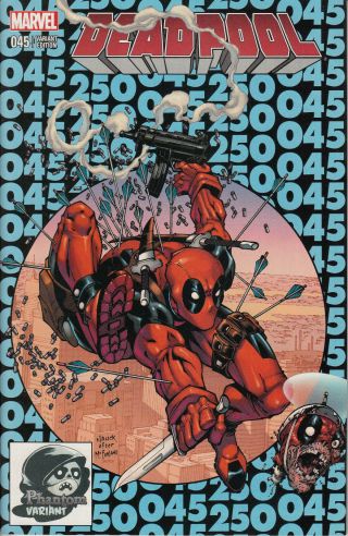 Deadpool 45 Todd Nauck Phantom Exclusive Homage Variant - 250th Issue