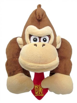 Real Little Buddy Mario 1586 All Star - Donkey Kong 8 " Plush