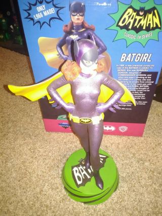 Tweeter Head Batman Classic 1966 Tv Series: Batgirl Maquette Diorama Statue Rare