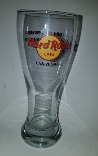 Hard Rock Cafe Las Vegas - Grand Opening Las Vegas 2009 Pilsner Beer Glass