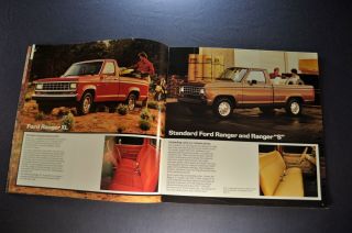 1986 Ford Ranger Pickup Truck Brochure STX XLT XL S 4x4 86 5