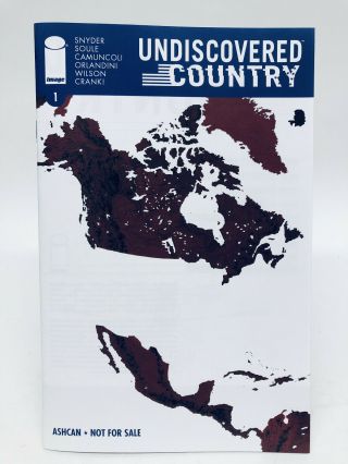 Undiscovered Country 1 Sdcc 2019 Ashcan Exclusive Scott Snyder Charles Soule