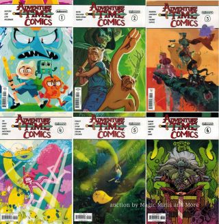 Adventure Time Comics (6) Comic Run 1 2 3 4 5 6 First Print Set Kaboom Jake