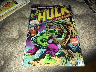The Incredible Hulk 1976 Marvel Comic Book 197 Collector & Man - Thing Gh