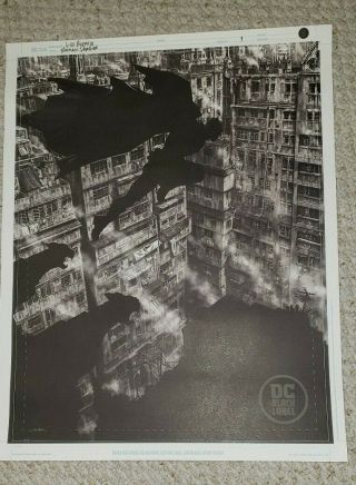 2019 Sdcc Dc Black Label Batman Damned 1 Diamond Retailer Summit Poster Print