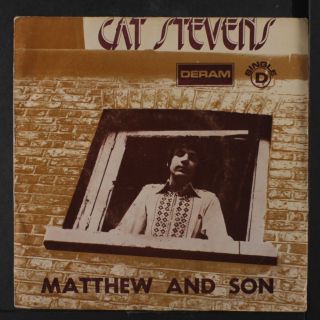 Cat Stevens: I Love My Dog / Matthew & Son 45 (portugal,  Ps W/ Stamp Obc)