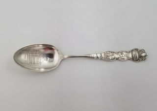 Boston Massachusetts Sterling Silver Souvenir Spoon Faneuil Hall Paul Revere