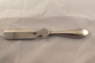Frank M Whiting & Co Sterling Silver Handle Bar Knife,  Can,  Bottle Opener