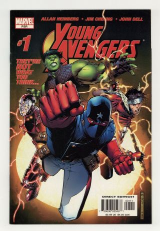 Young Avengers 1a 2005 Cheung Variant Vg/fn 5.  0