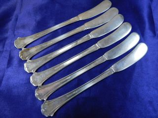 TOWLE CHIPPENDALE STERLING SILVER BUTTER KNIFE FLAT - 4