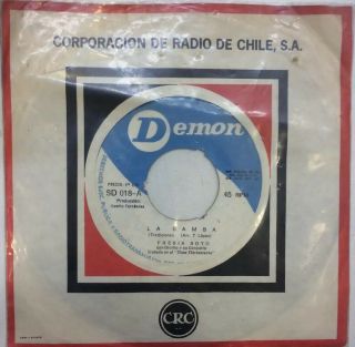 FRESIA SOTO - CHILE RARE SINGLE NORTHERN SOUL UNCHAIN MY HEART 45 RPM 7 