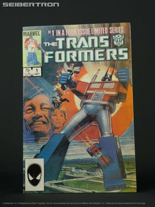 The Transformers 1 1984 Marvel Comics G1 1st Print Optimus Prime 190213