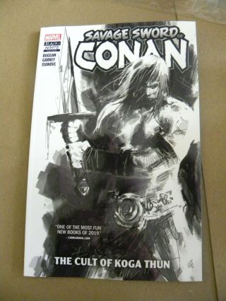 Marvel 2019 Savage Sword Of Conan Vol 1 Rare Black & White Edition Tpb Reg $18 Q